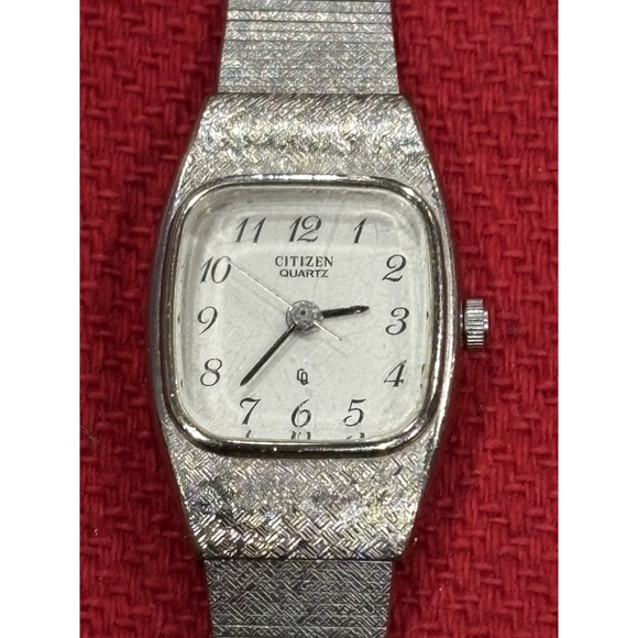 Vintage Citizen Women\'s Silver Watch‎ 2951-294289 K Japan New Battery Runs Great main image 14